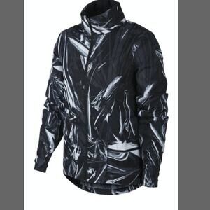 New NIKE Lightweight Jacket Size S Shield Full Zip Windbreaker Rain Running